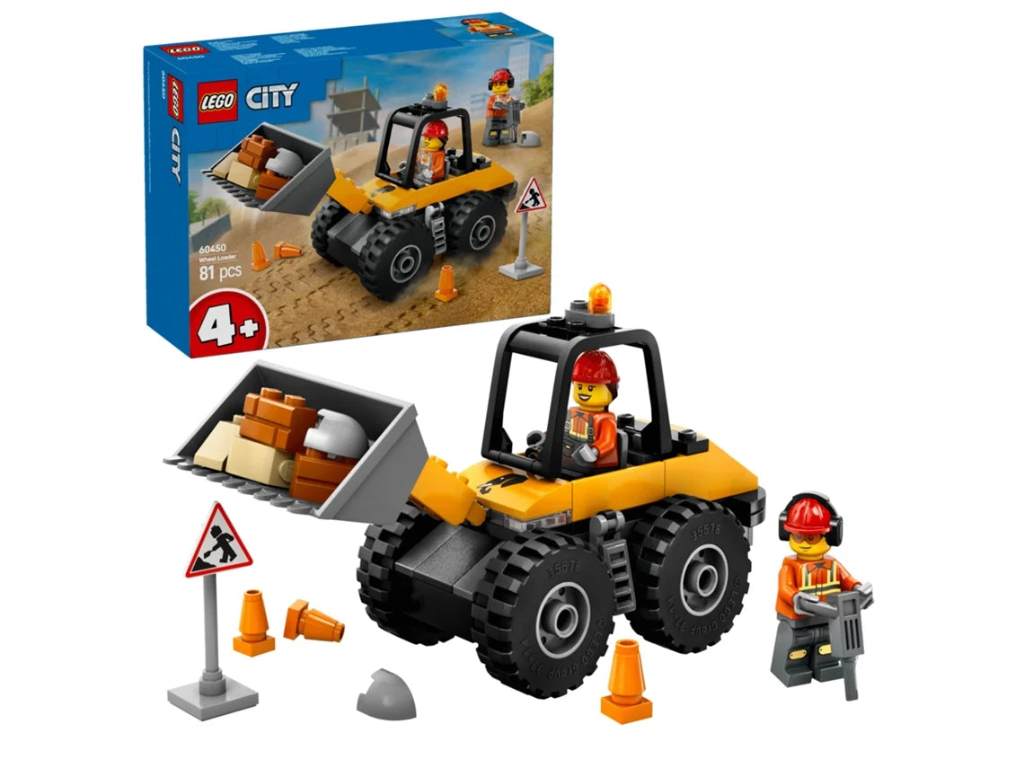 LEGO City: Carregadora de Rodas de Construção Amarela