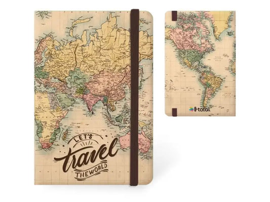 iTotal Caderno A5 Old Map XL1821