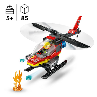 LEGO Helicóptero De Resgate Dos Bombeiros