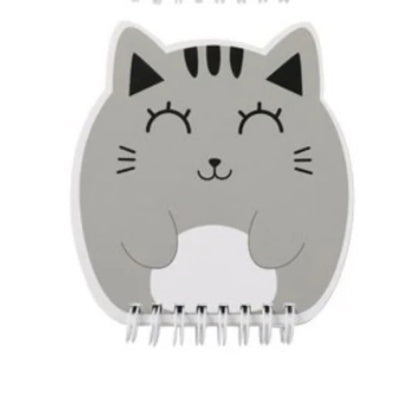 Mini Bloco de Notas Gato Cinzento itotal