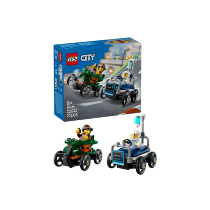 LEGO City - Pack de Carros de Corrida Aeronave vs. Cama de Hospital