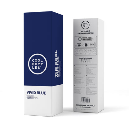 Garrafas térmicas COOL BOTTLES Vivid Blue 500ml
