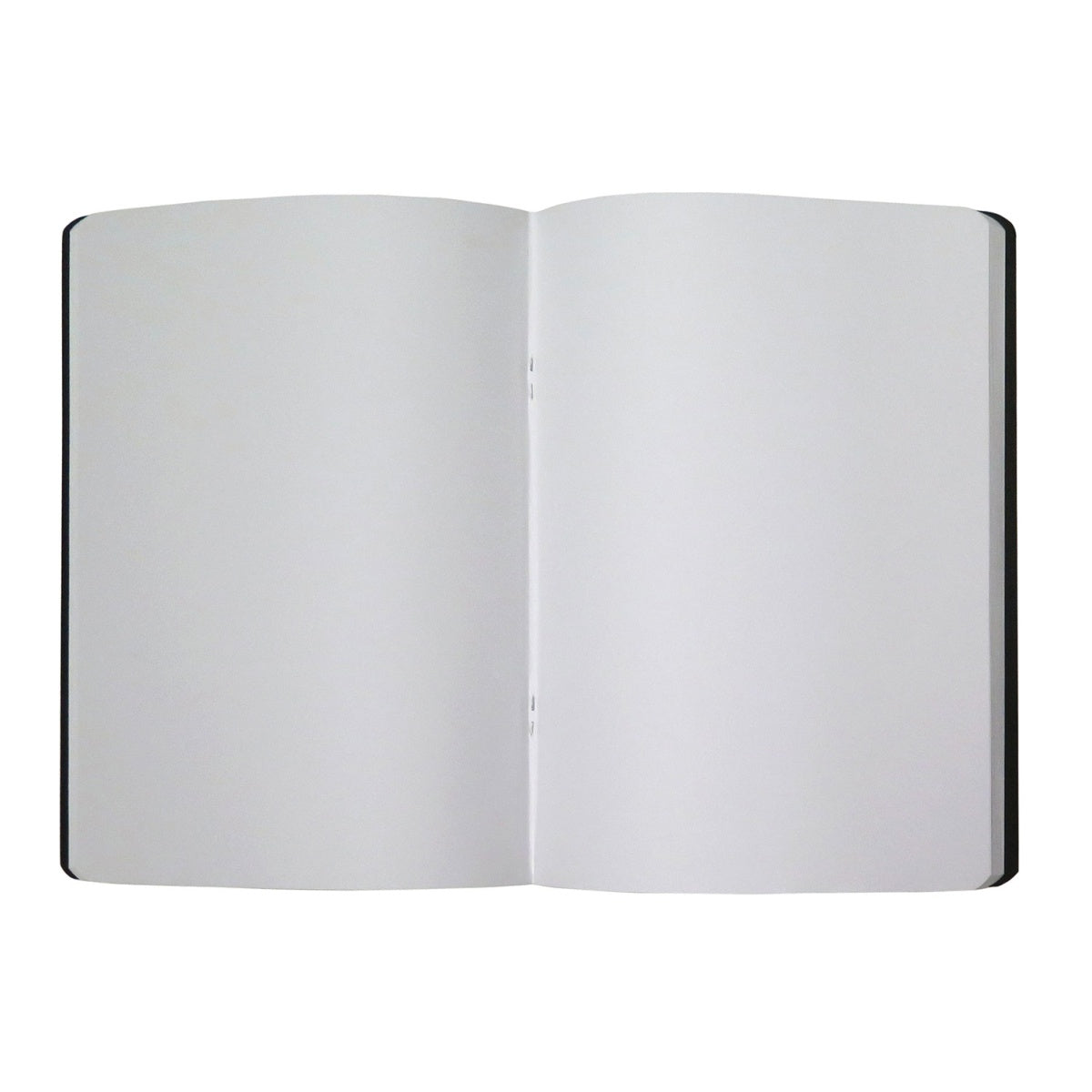 Caderno A5 Agrafado Ambar Ideas Liso | Capa Preta 80 Folhas