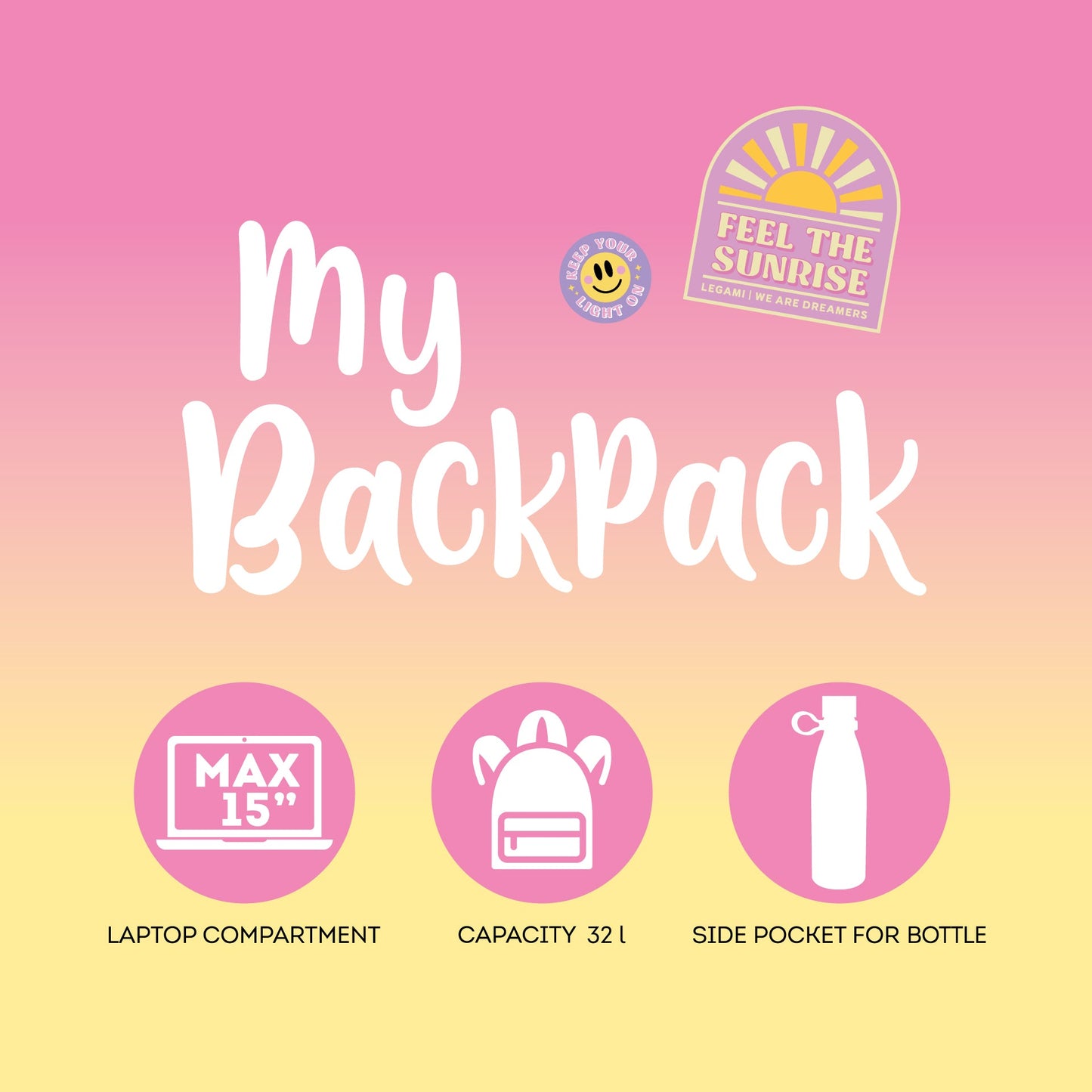 Mochila Legami Sunrise Lover