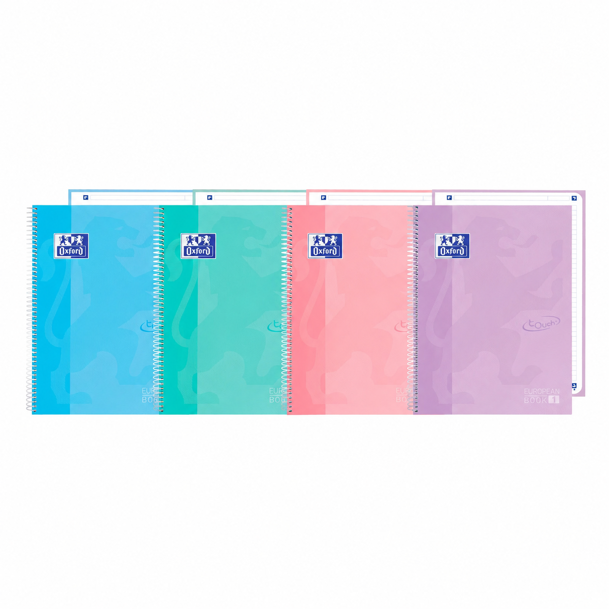 Caderno Oxford Cores Pastel Capa Dura