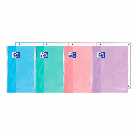 Caderno Oxford Cores Pastel Capa Dura