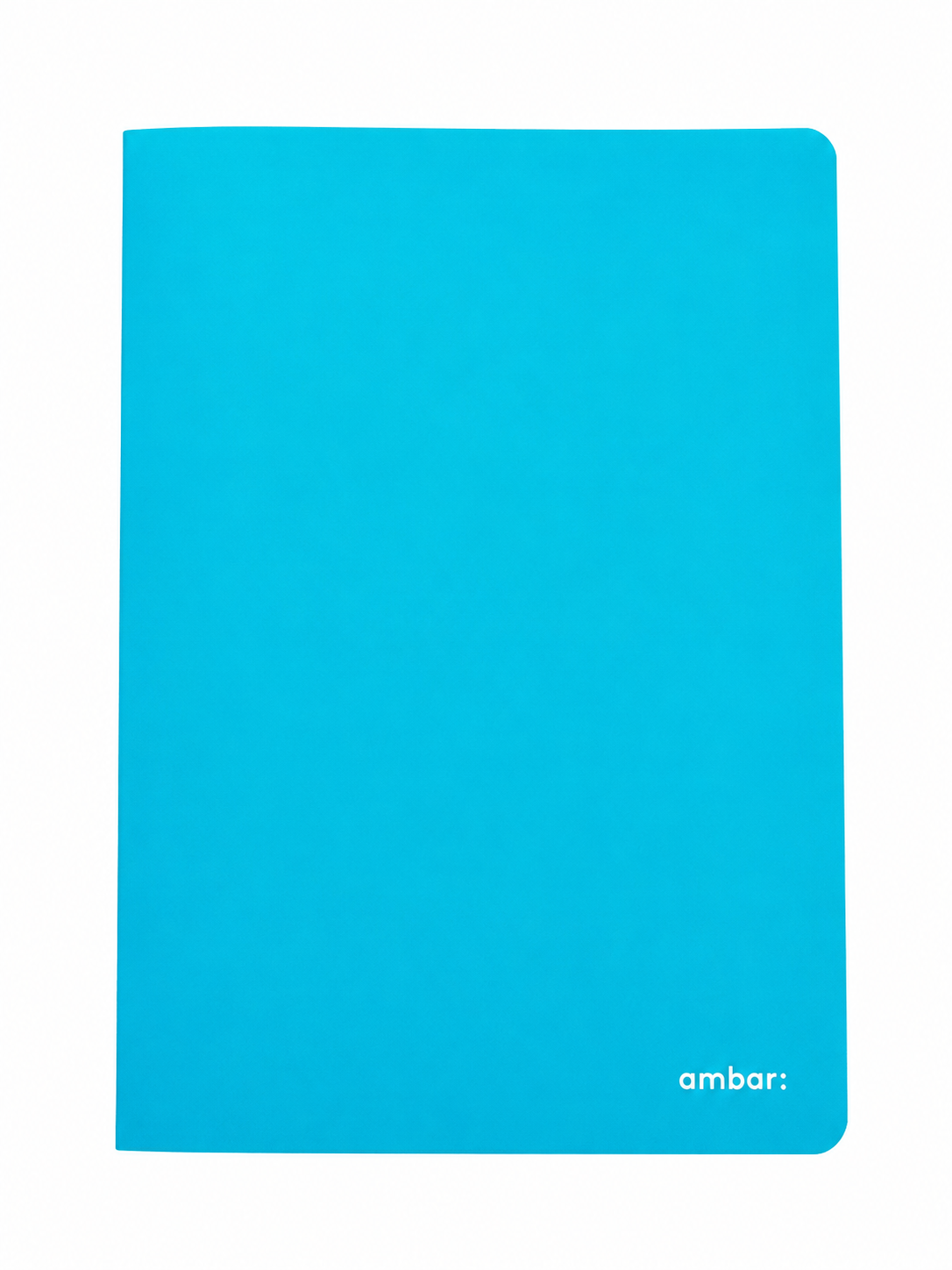 Caderno A4 Agrafado Ambar School Pautado | Capa Plástica 48 Folhas 90g