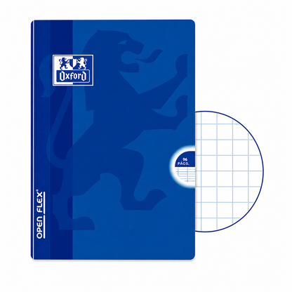 Caderno A4 Oxford OpenFlex Quadriculado | Capa Flexível 48 Folhas 90g