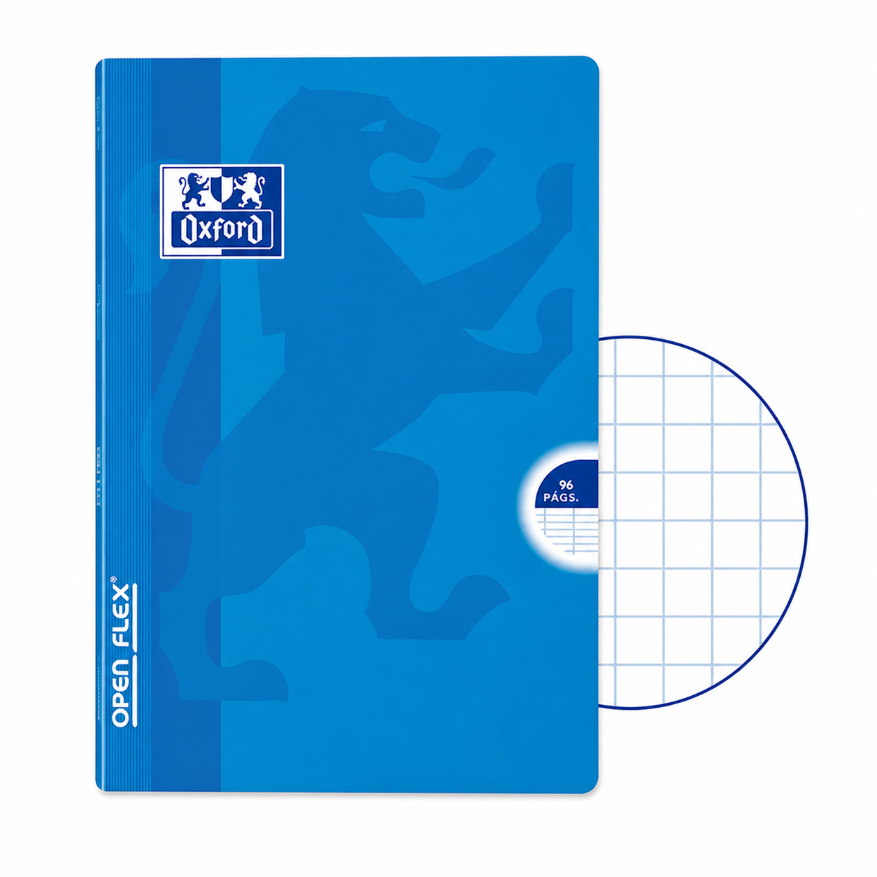 Caderno A4 Oxford OpenFlex Quadriculado | Capa Flexível 48 Folhas 90g