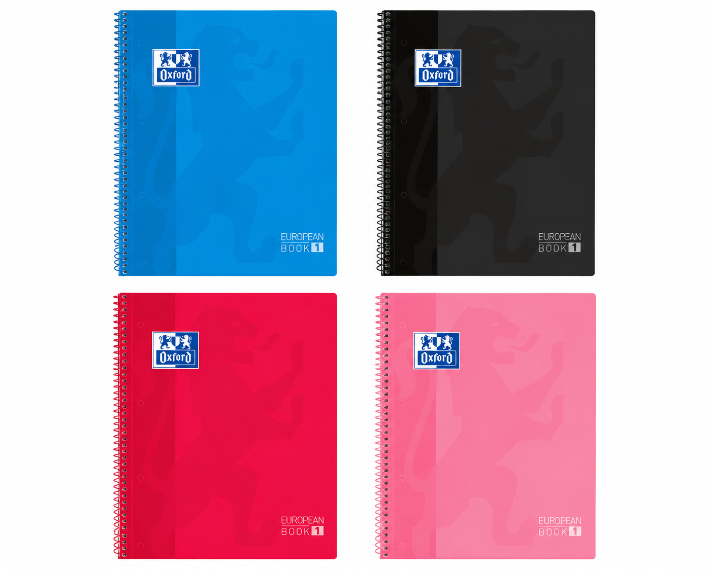 Caderno Oxford Espiral Quadriculado Capa Dura