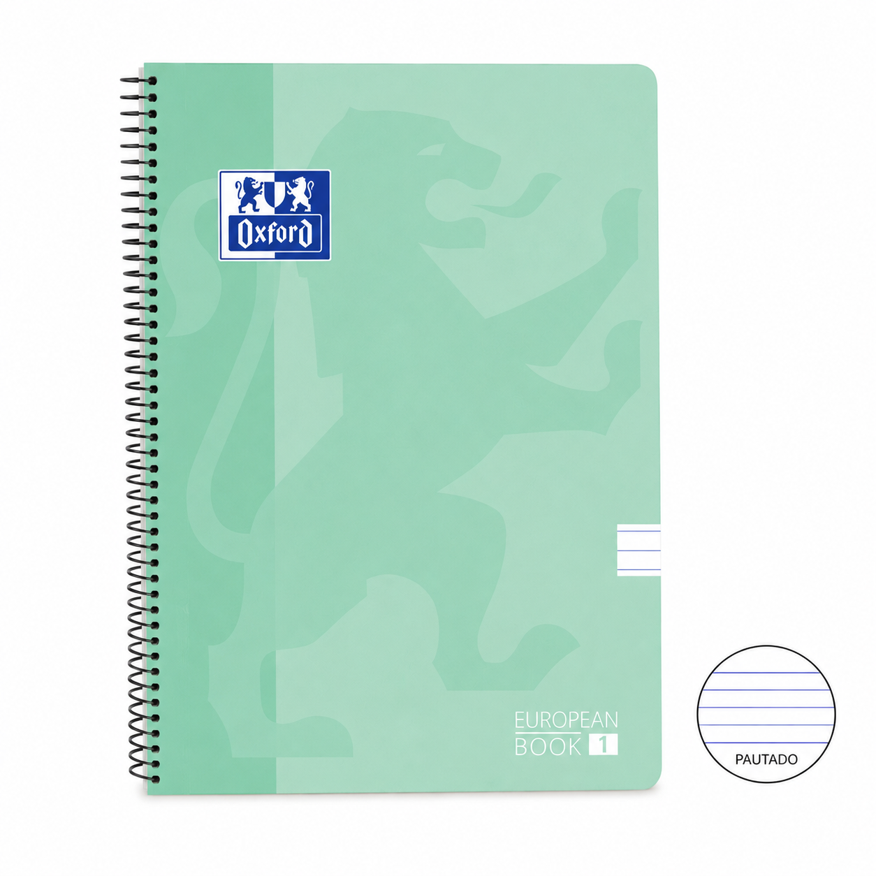 Caderno Oxford Cor Pastel Capa Plástica