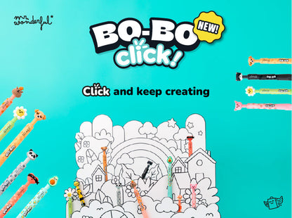 Caneta apagável Bo-Bo Click! – Margarida