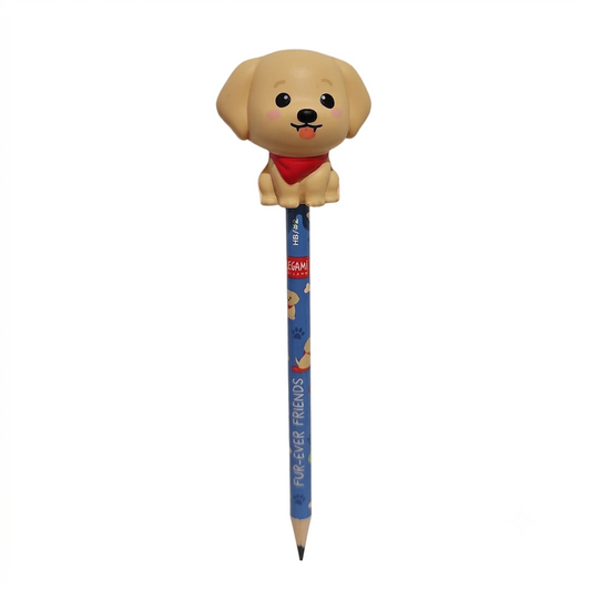 Lápis HB Squeezies Golden Legami | Lápis Escolar com Boneco Squishy para Escrita e Desenho