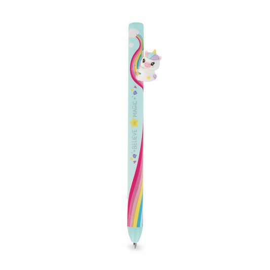 Caneta Retrátil Unicorn “Believe in Magic” — Free Hugs — Legami