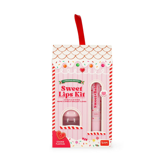 Legami Sweet Lips – Kit Bálsamo e Esfoliante de Lábios Natal – Legami KSB0001, fotografia oficial 1