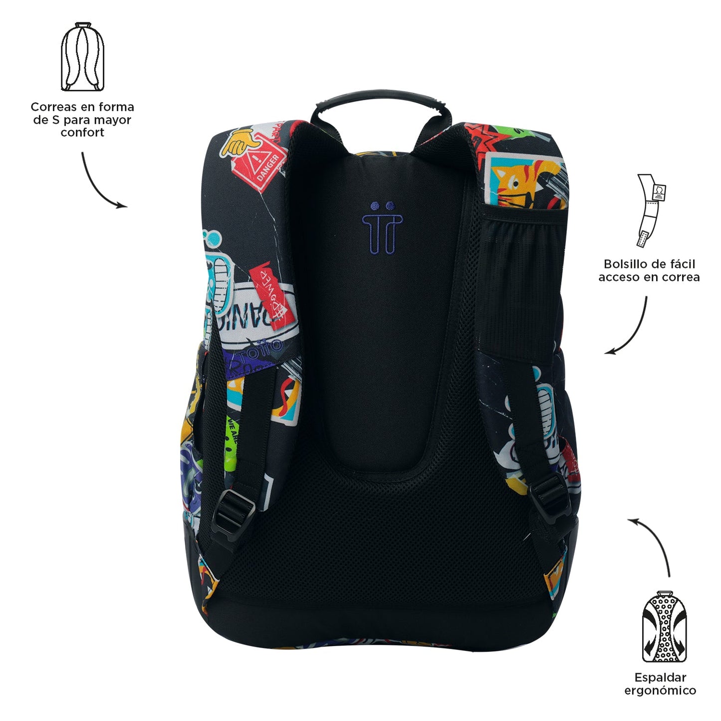 Mochila Escolar Rayol 8C5