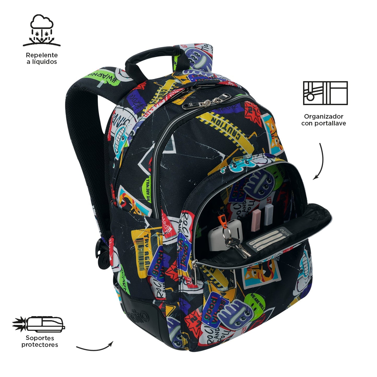 Mochila Escolar Rayol 8C5
