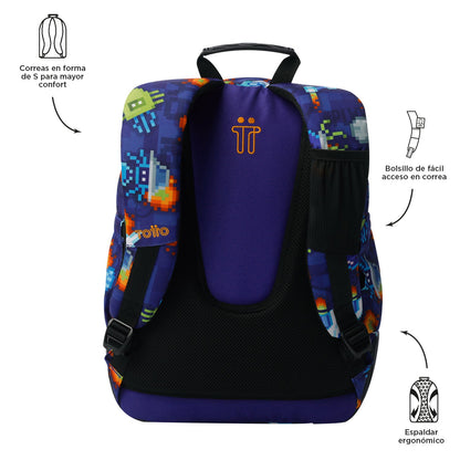 Mochila Escolar Rayol 8FK