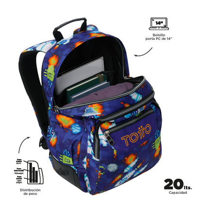 Mochila Escolar Rayol 8FK