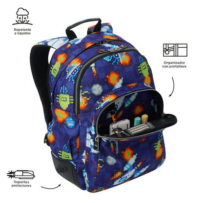 Mochila Escolar Rayol 8FK