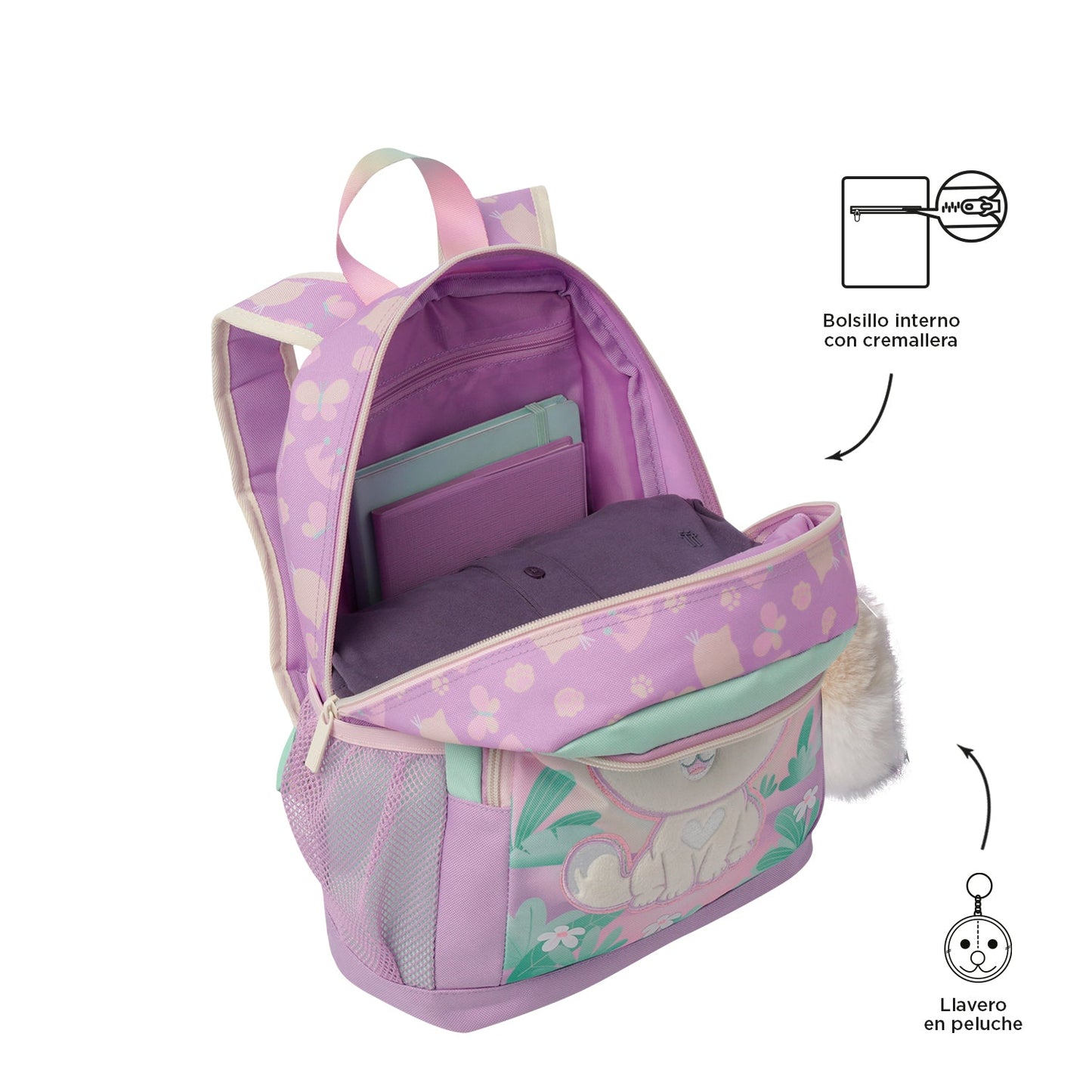 Mochila infantil Queen Cat 1K5