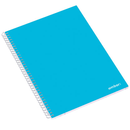 Caderno A4 Espiral Ambar School Pautado | 80 Folhas 70g Sortido