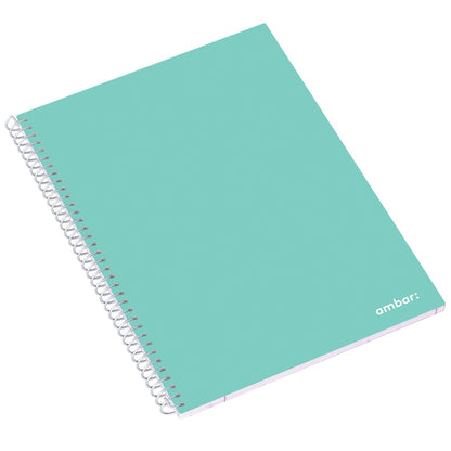 Caderno A4 Espiral Ambar School Pautado | 80 Folhas 70g Sortido