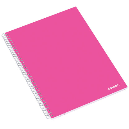 Caderno A4 Espiral Ambar School Pautado | 80 Folhas 70g Sortido