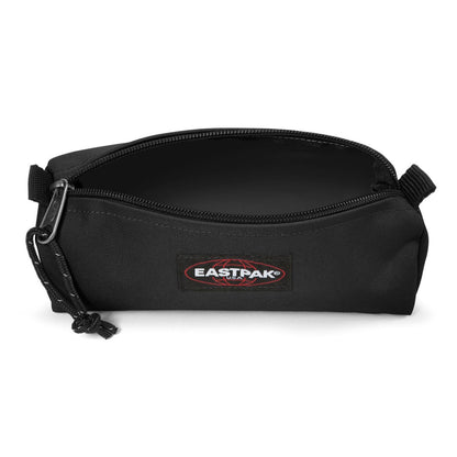 Estojo Eastpak Benchmark Single Black | Estojo Escolar Preto para Canetas, Lápis e Material Escolar