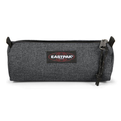 Estojo Eastpak Benchmark Single Black Denim | Estojo Escolar para Canetas, Lápis e Material Escolar