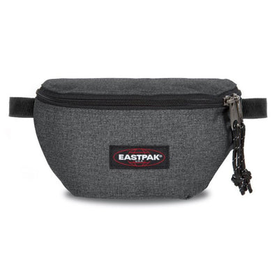 Bolsa de Cintura Eastpak Springer Black Denim | Bolsa Waist Bag para Viagem, Festival e Dia a Dia