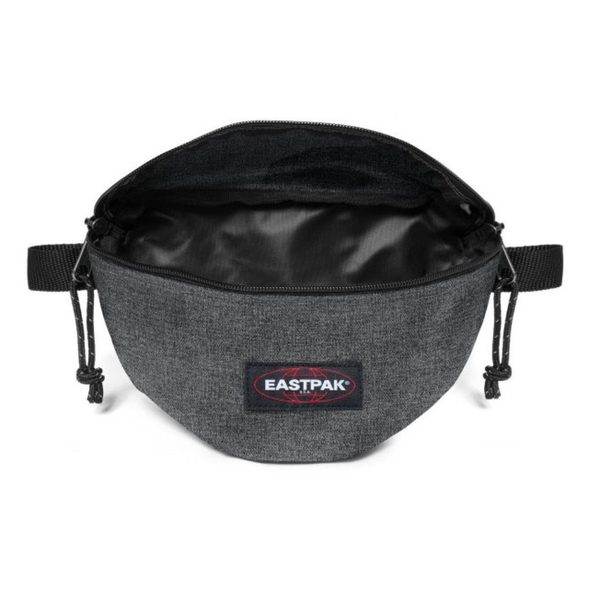 Bolsa de Cintura Eastpak Springer Black Denim | Bolsa Waist Bag para Viagem, Festival e Dia a Dia