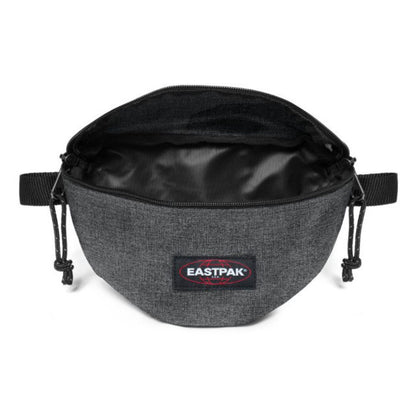 Bolsa de Cintura Eastpak Springer Black Denim | Bolsa Waist Bag para Viagem, Festival e Dia a Dia