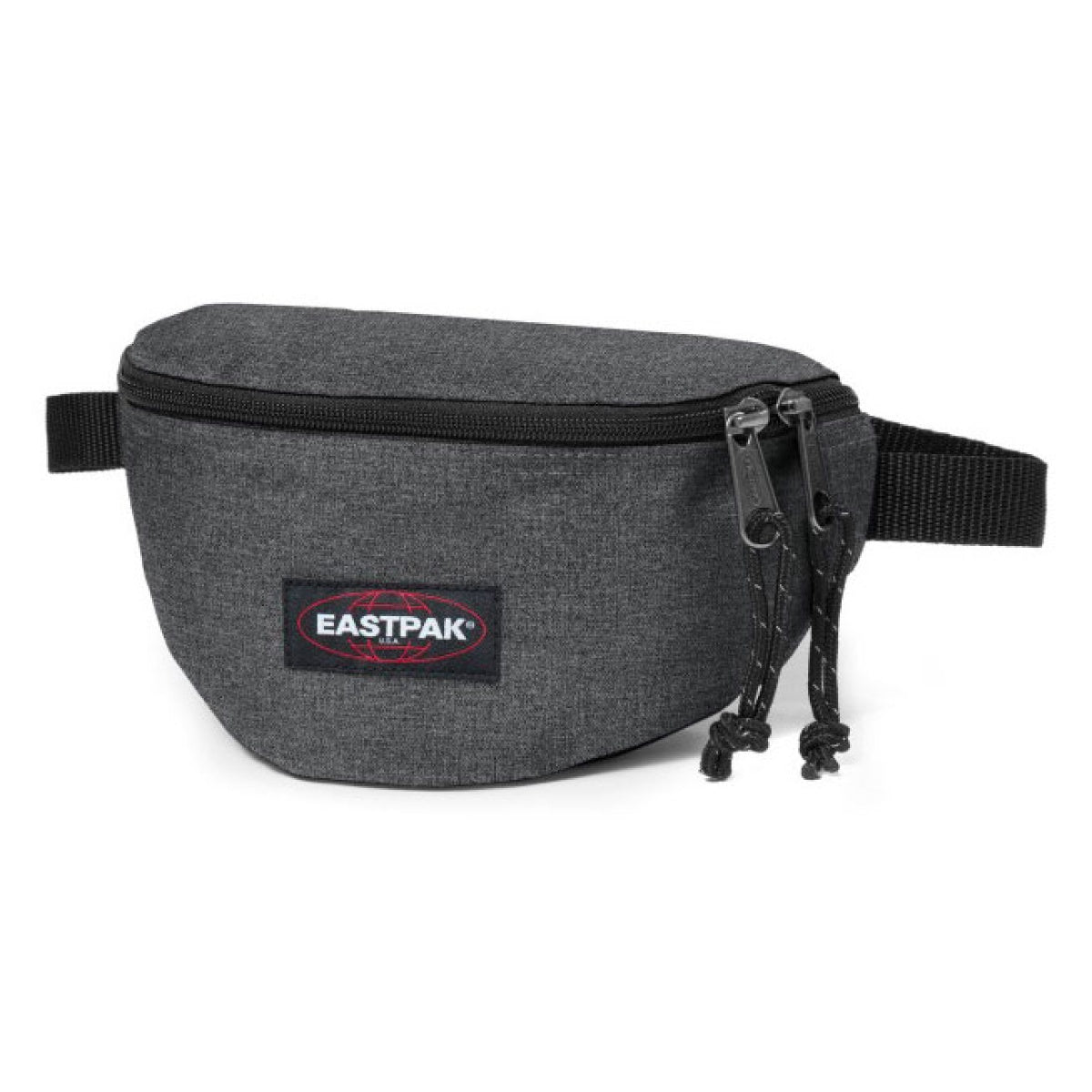 Bolsa de Cintura Eastpak Springer Black Denim | Bolsa Waist Bag para Viagem, Festival e Dia a Dia