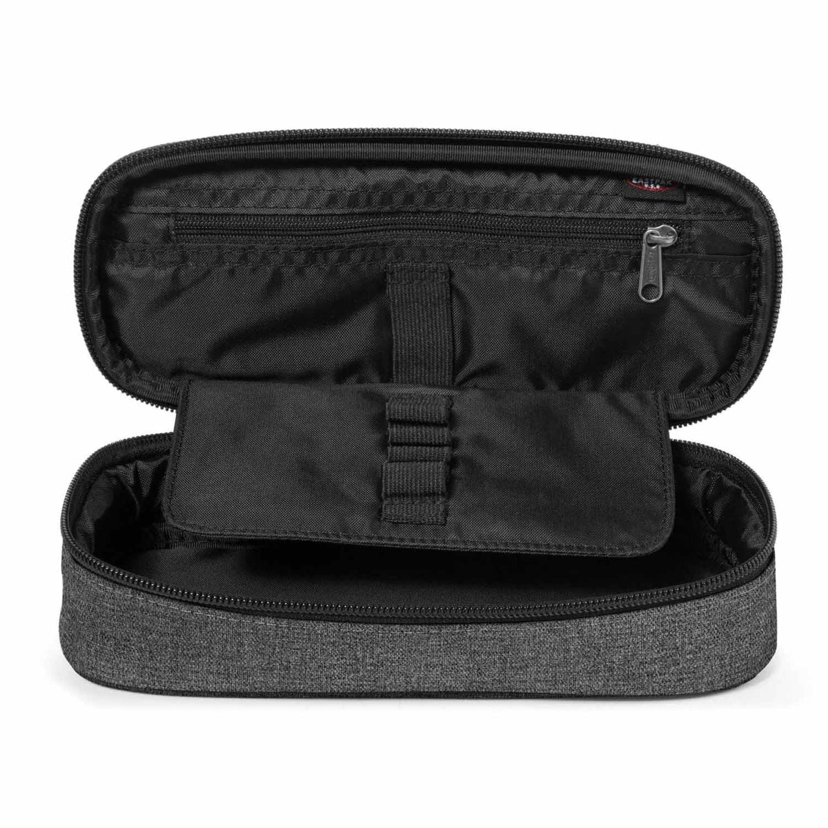 Estojo Eastpak Oval Black Denim | Estojo Escolar para Canetas, Lápis e Material Escolar