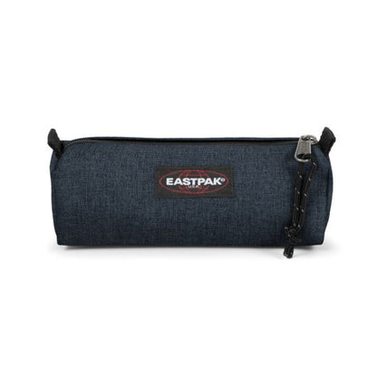 Estojo Eastpak Benchmark Single Triple Denim | Estojo Escolar para Canetas, Lápis e Material Escolar