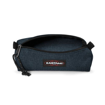 Estojo Eastpak Benchmark Single Triple Denim | Estojo Escolar para Canetas, Lápis e Material Escolar