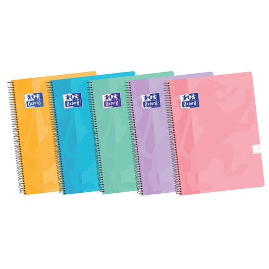 Caderno Oxford Cor Pastel Capa Plástica