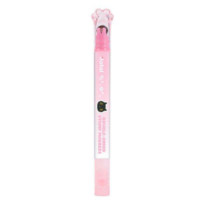 Sublinhador com Carimbo e Glitter Rosa itotal