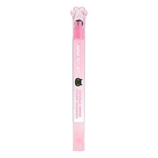 Sublinhador com Carimbo e Glitter Rosa itotal