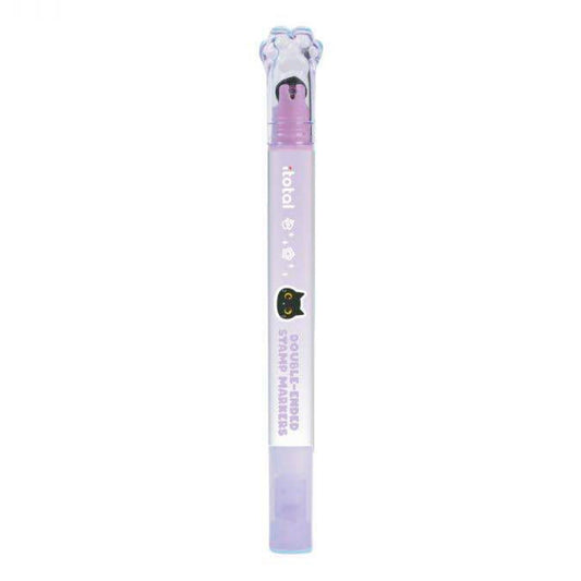 Sublinhador com Carimbo e Glitter Roxo itotal