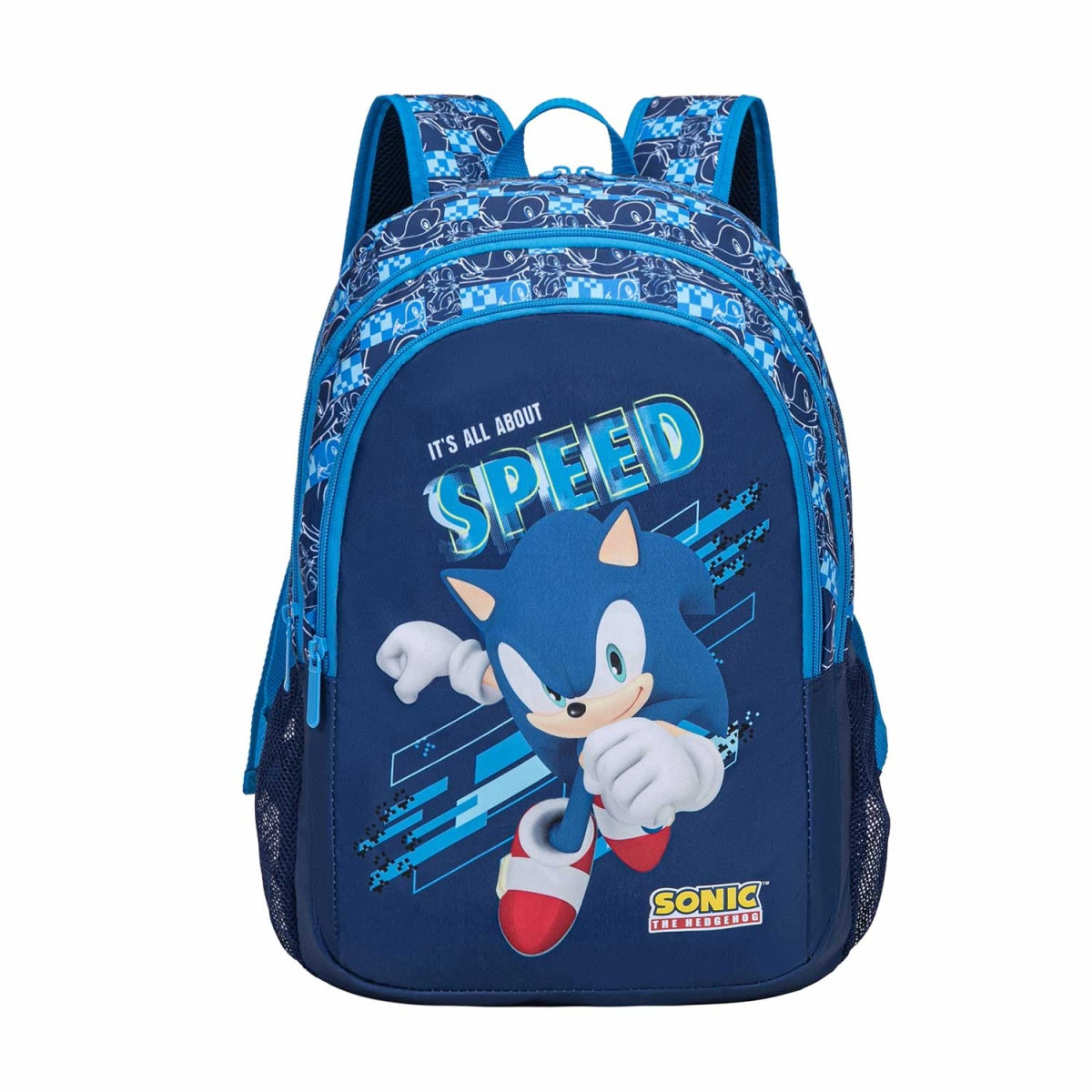 Mochila Escolar Sonic Speed com Bolsa para Portátil 15,6" | Mochila Laptop 28L