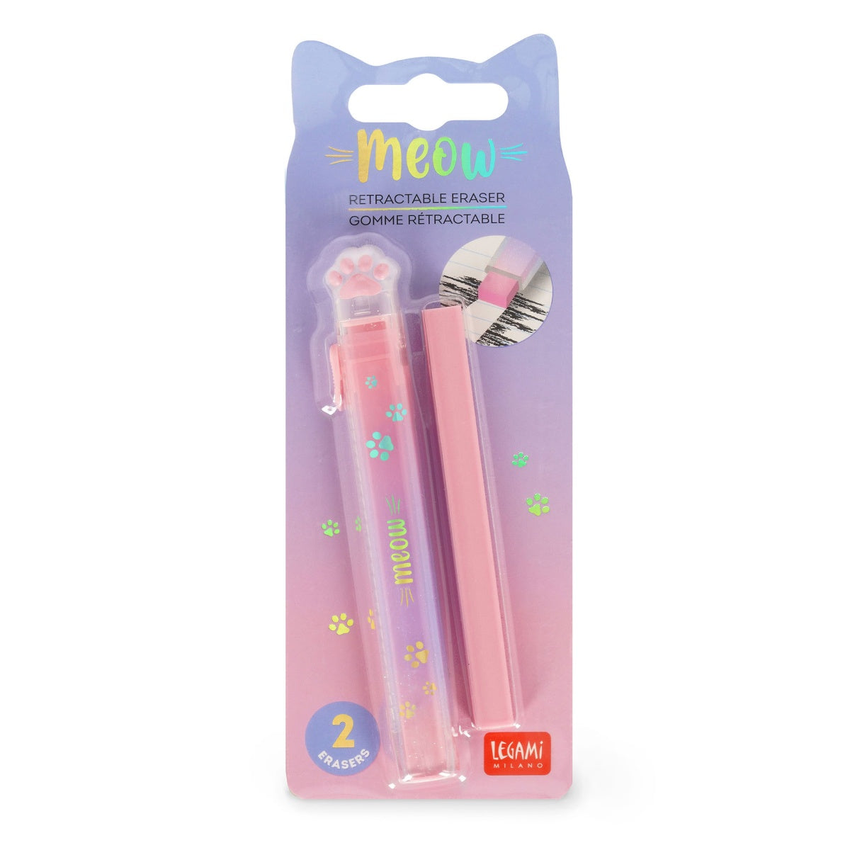 Borracha stick + recarga LEGAMI Kitty Meow