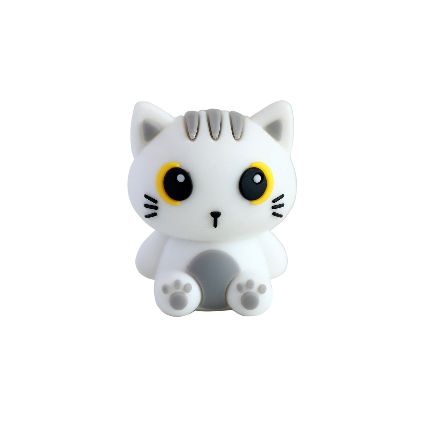 Borracha 3D Gato Branco itotal