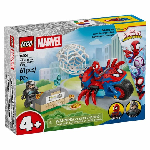 LEGO Marvel Spidey na sua Mota contra Rhino 11206 — fotografia oficial 1