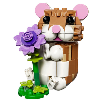 LEGO Creator 3 em 1 Hamster Adorável com Flor