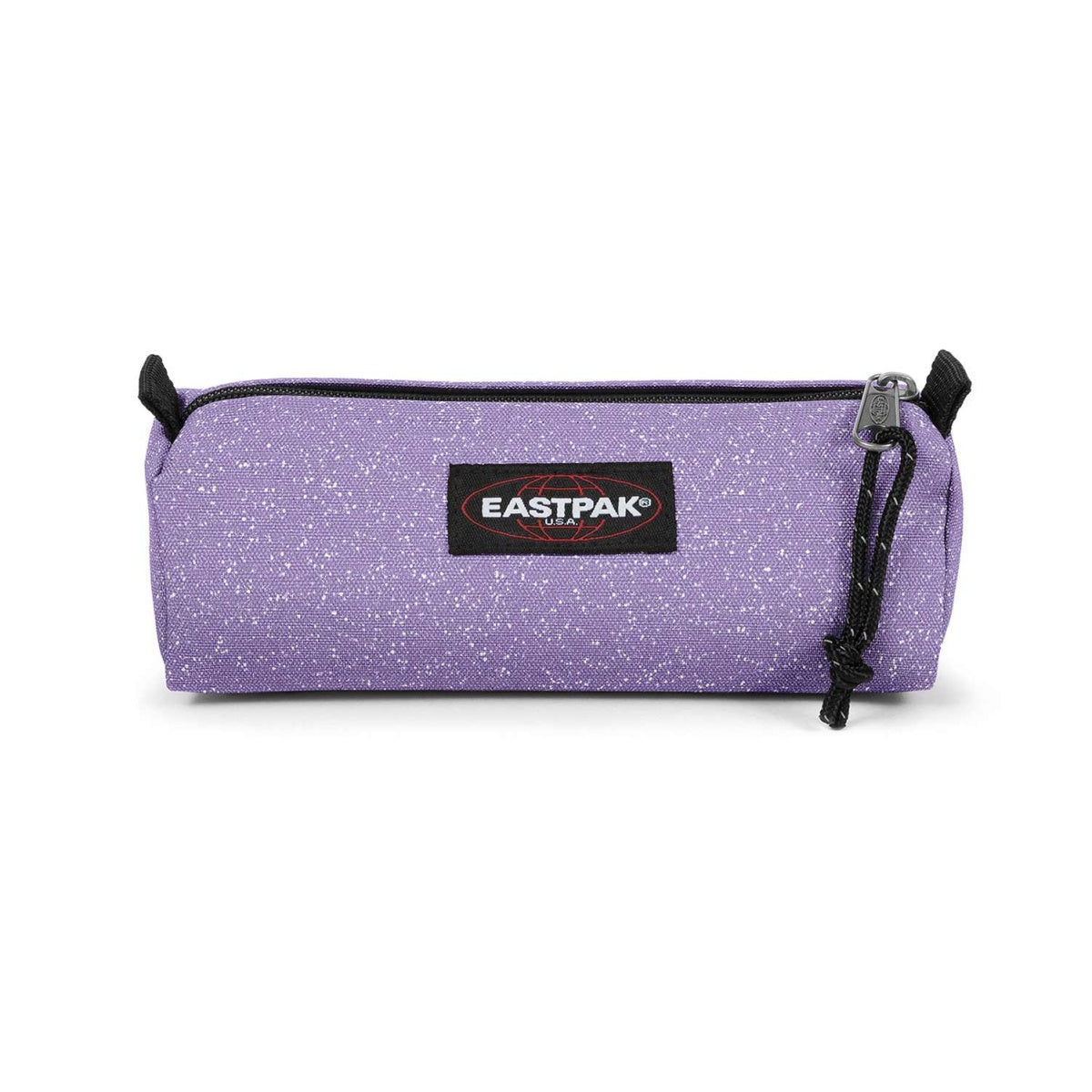 Estojo Eastpak Benchmark Single Sparkly Dahlia | Estojo Escolar Brilhante para Canetas, Lápis e Material Escolar