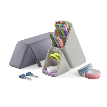 Estojo em Silicone APLI Up North Cinzento