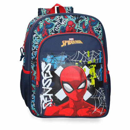Mochila Escolar Marvel Graffiti of Spider-Man 16L | Adaptável a Trolley