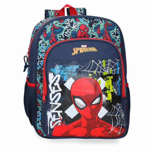 Mochila Escolar Marvel Graffiti of Spider-Man 16L | Adaptável a Trolley